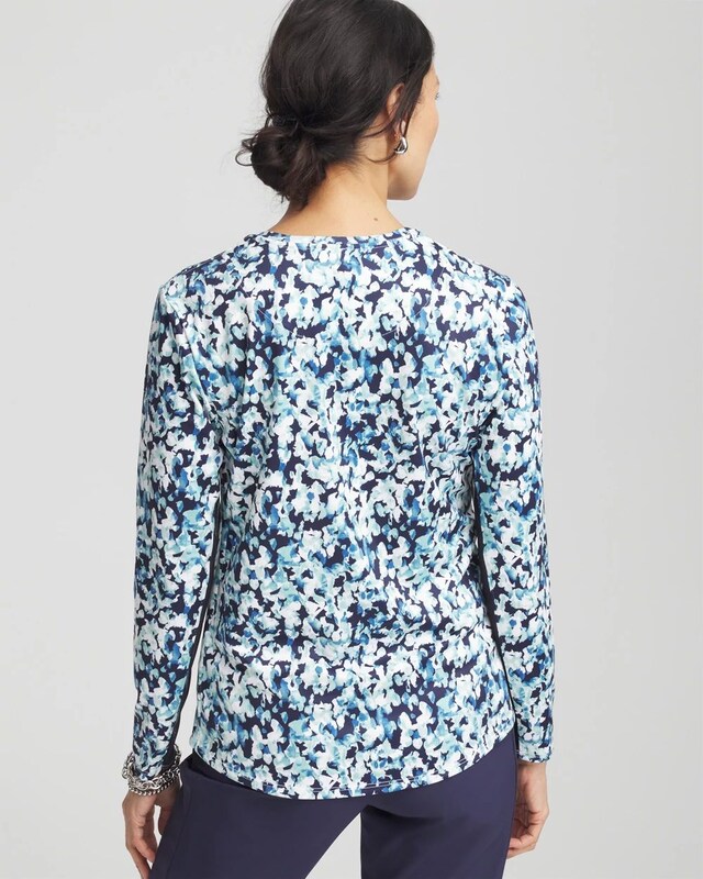 Zenergy UPF Crew Neck Mesh-Inset Pullover - image 3